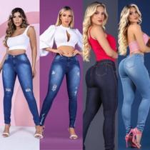 Combo 3 Calças Jeans Mulher Básica