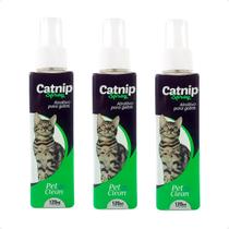 Combo 3 Cat Nip Spray Pet Clean Atrativo para Gatos - 120ml