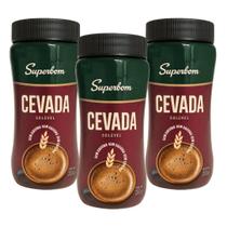 Combo 3 Cevada Solúvel Superbom 200g Bebida Saudável e Sem Cafeína Combo 3 Cevada Solúvel Superbom 200g Bebida Saudável e Sem Cafeína