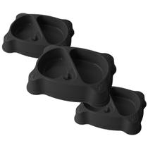 Combo 3 Comedouro Duplo Garrafa Adulto 1200mL Mypetone - Preto Combo 3 Comedouro Duplo Garrafa Adulto 1200mL Mypetone - Preto
