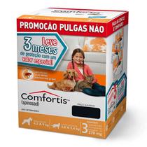 Combo 3 Comfortis Antipulgas Cães E Gatos 270mg - ELANCO