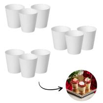 Combo 3 Copinho Ceia Branco 10ml C/50 Sobremesa Festa Doces Combo 3 Copinho Ceia Branco 10ml C/50 Sobremesa Festa Doces