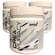 Combo 3 Creatina Monohidratada Pura 150g Puracy Suplemento