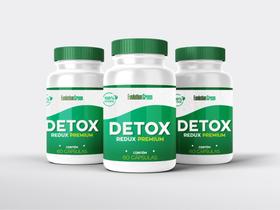 Combo 3 Detox Redux Premium - Redutor de Medidas -60 Cps - Evoluttion Green