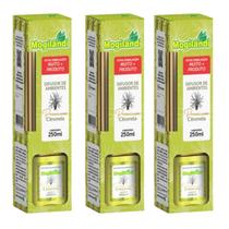 Combo 3 Difusor de Ambientes Premium Mogilândi Citronela 250ml