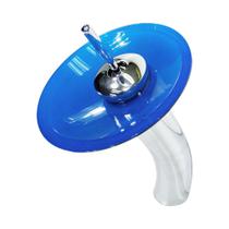 Combo 3 em 1 - Cuba de Vidro Retangular Abaulada 51cm Parma + Válvula Beirute + Ibiza