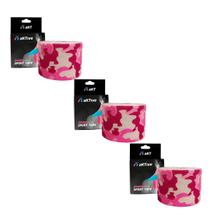 Combo 3 Fita Tapping Pós Cirurgia Bandagem Camuflado Aktive