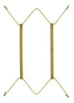 Combo 3 Ganchos De Prato Dourado Decorativ - Bolo 31 A 40 Cm