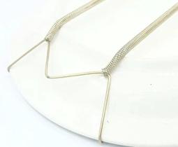 Combo 3 Ganchos De Prato Dourado Decorativ - Pires 8 A 13 Cm