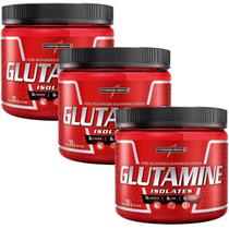 Combo 3 Glutamina Powder Isolate - Natural 300g - Integralmédica Combo 3 Glutamina Powder Isolate - Natural 300g - Integralmédica