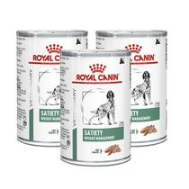 Combo 3 Latas Ração Úmida Royal Canin Canine Cães Adultos Satiety 410g Combo 3 Latas Ração Úmida Royal Canin Canine Cães Adultos Satiety 410g
