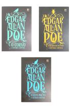 Combo 3 Livros Edgar Allan Poe O Gato Preto e Outros Contos