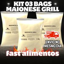 Combo 3 maionese grill bag 1.100 kg junior - 3 unidades