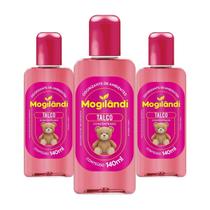 Combo 3 Odorizante de Ambientes Talco Mogilândi - 140ml