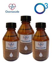 Combo 3 Óleo Ozonizado De Coco Extravirgem - 80ml Ozonsaúde