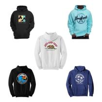 Combo 3 Peças Blusas de Surf Frio Moletom