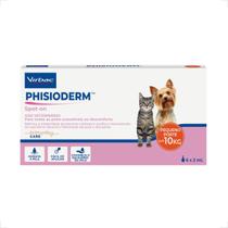 Combo 3 Phisioderm Spot On Virbac - 6 x 2ml Combo 3 Phisioderm Spot On Virbac - 6 x 2ml