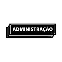 Combo 3 Placas De Sinalização Administração 30x7 Ecom IA - A-413 F9e Combo 3 Placas De Sinalização Administração 30x7 Ecom IA - A-413 F9e