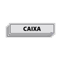 Combo 3 Placas De Sinalização Caixa 30x7 Ecom IA - B-501 F9e