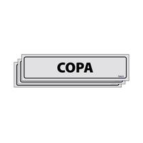 Combo 3 Placas De Sinalização Copa 30x7 Ecom IA - B-512/1 F9e