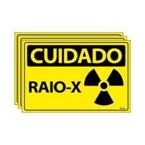 Combo 3 Placas De Sinalização Cuidado Raio-X 30x20 Ecom IA - SC26 F9e Combo 3 Placas De Sinalização Cuidado Raio-X 30x20 Ecom IA - SC26 F9e