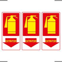 Combo 3 Placas De Sinalização Extintor 15X30 Ekomunike - X-701 F9e Combo 3 Placas De Sinalização Extintor 15X30 Ekomunike - X-701 F9e