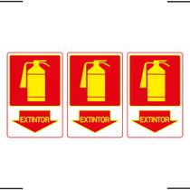 Combo 3 Placas De Sinalização Extintor 20X30 Ekomunike - X-711 F9e Combo 3 Placas De Sinalização Extintor 20X30 Ekomunike - X-711 F9e