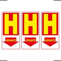 Combo 3 Placas De Sinalização Hidrante 15x30 Ekomunike - X-700 F9e Combo 3 Placas De Sinalização Hidrante 15x30 Ekomunike - X-700 F9e