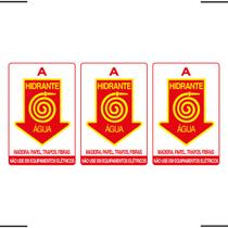 Combo 3 Placas De Sinalização Hidrante A Água 20X30 Ekomunike - X-710 F9e Combo 3 Placas De Sinalização Hidrante A Água 20X30 Ekomunike - X-710 F9e