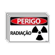 Combo 3 Placas De Sinalização Perigo Radiação 30x20 Ecom IA - SP15 F9e Combo 3 Placas De Sinalização Perigo Radiação 30x20 Ecom IA - SP15 F9e