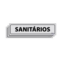 Combo 3 Placas De Sinalização Sanitários 30x7 Ecom IA - B-502 F9e Combo 3 Placas De Sinalização Sanitários 30x7 Ecom IA - B-502 F9e