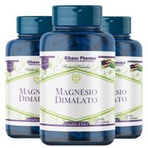 Combo 3 Potes De Magnésio Dimalato 500 Mg 60 Cápsulas Combo 3 Potes De Magnésio Dimalato 500 Mg 60 Cápsulas