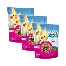 Combo 3 Ração Megazoo Mix Super Premium Calopsitas - 300g Combo 3 Ração Megazoo Mix Super Premium Calopsitas - 300g