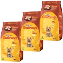 Combo 3 Ração Quatree Gourmet Cães A.D Raças Pequena - 1Kg Combo 3 Ração Quatree Gourmet Cães A.D Raças Pequena - 1Kg