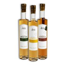 Combo 3 Rein Licores Finos Banana, Canela e Café