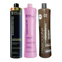 Combo 3 Shampoo Anti Residuo Plástica dos fios 3x1L