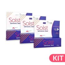 Combo 3 Solst Hidratante Labial FPS 50 4,7g