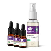 Combo 3 Solucao de Micose 10ml Floracea + 1 Higienizante para Calcados Floracea 120ml