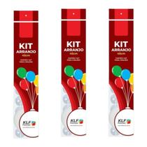 Combo 3 Suporte De Balão Kit Arranjo 45 Cm C/5 Hastes Combo 3 Suporte De Balão Kit Arranjo 45 Cm C/5 Hastes