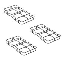 Combo 3 Trempe Dupla para Fogão Brastemp - CJ_W10912647_3