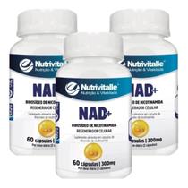 Combo 3 un nad + ribosideo 300mg 60 capsulas nutrivitalle