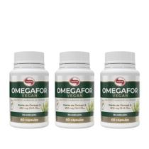 Combo 3 Un Omegafor Vegan 400mg DHA 60 caps - Vitafor