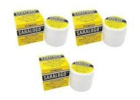 Combo 3 Un Pomada Cicatrizante Saralogo Para Cães 30g