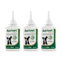 Combo 3 unidades Aurivet Clean - 120 ml Combo 3 unidades Aurivet Clean - 120 ml