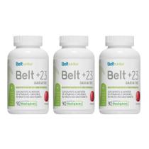 Combo 3 unidades belt 23 bariatric 90 pastilhas belt nutrition morango 90 pastilhas cada