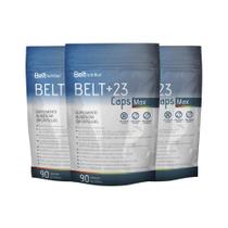 Combo 3 unidades belt +23 caps max belt nutrition - 90 cápsulas cada