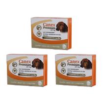 Combo 3 unidades Canex Premium 450mg Vermífugo Ceva para Cães 5 kg com 4 comprimidos