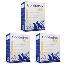 Combo 3 Unidades CondroPlex 500 60 capsulas suplemento Cães e Gatos Avert Combo 3 Unidades CondroPlex 500 60 capsulas suplemento Cães e Gatos Avert