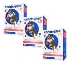 Combo 3 Unidades Condroplex Lb 60 Comp 120 G Cães Avert