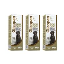 Combo 3 Unidades Glicopan Pet 30 ml Suplemento Cães e Gatos - Vetnil